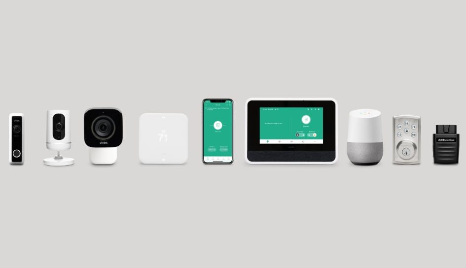 Vivint home security product line in Roanoke
